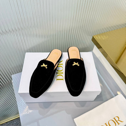 Dior 2026 Bow Mule Multicolor Suede Leather 713683