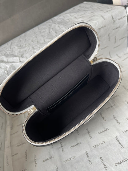 Chanel 2026 Panda Hidden Edition Small Box Bag 19.5cm Lambskin