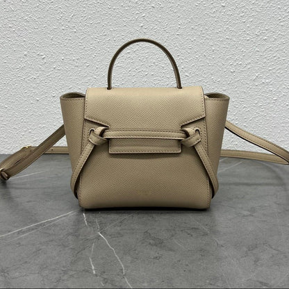 Celine 2026 Pico Belt Bag 16cm Grained Calfskin