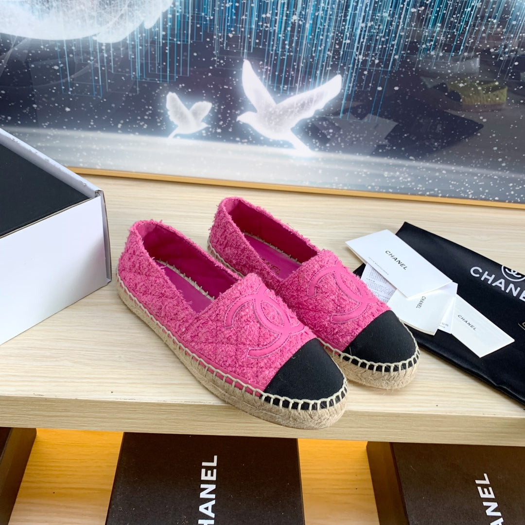 Chanel 2026 New Espadrilles Tweed Leather 824945