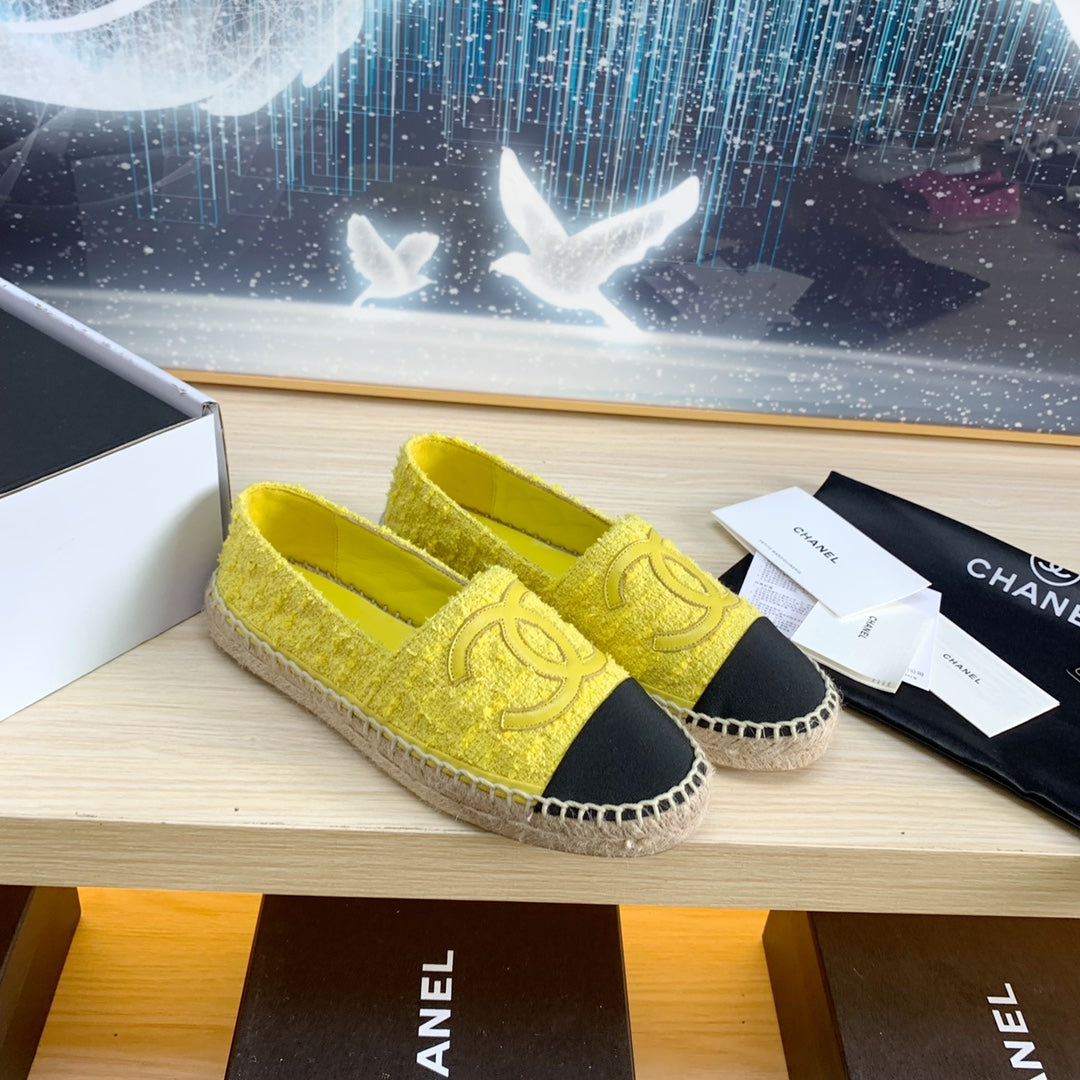 Chanel 2026 New Espadrilles Tweed Leather 824945