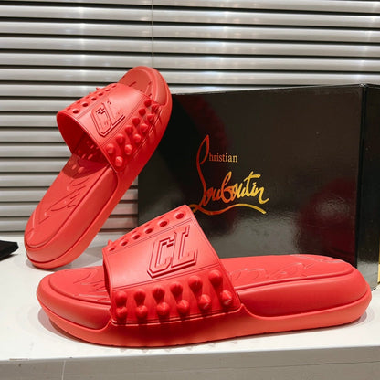 Christian Louboutin Take It Easy Spike Slide 863773