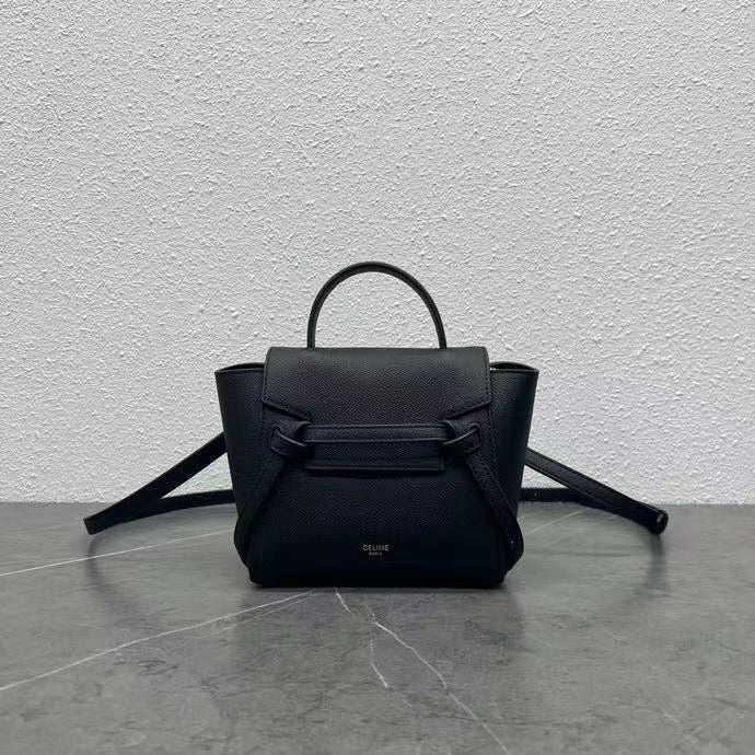 Celine 2026 Pico Belt Bag 16cm Grained Calfskin