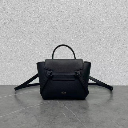 Celine 2026 Pico Belt Bag 16cm Grained Calfskin