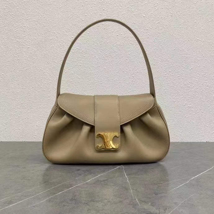 Celine 2026 Polly Shoulder Bag Lambskin 283627
