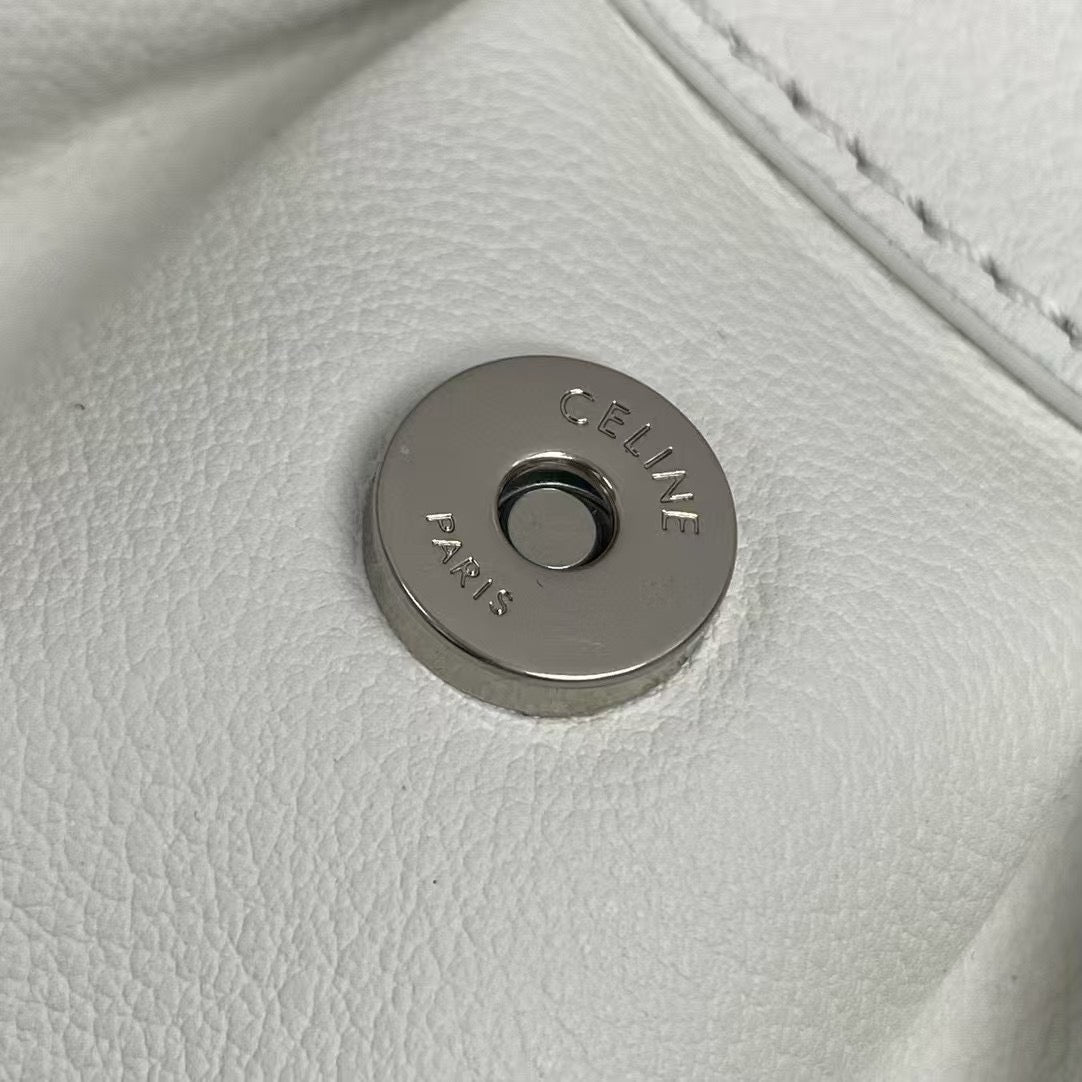 Celine 2026  Teen Polly Bag 29.5cm Sheepskin 283613