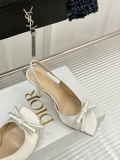 Dior 2026 Bow Heeled Slingback Sandal 607567