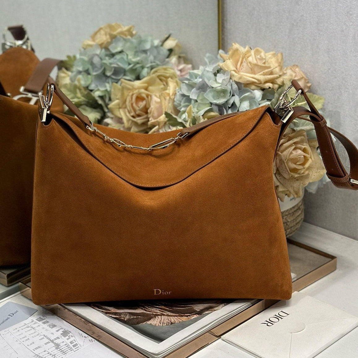 Dior 2026 Bag 39cm Suede Leather 288377