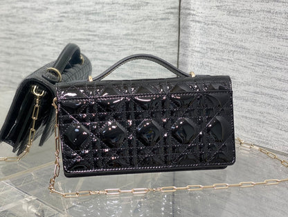 Dior 2026 My Dior Bag 21cm Patent Cannage Calfskin 284155