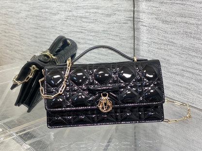 Dior 2026 My Dior Bag 21cm Patent Cannage Calfskin 284155