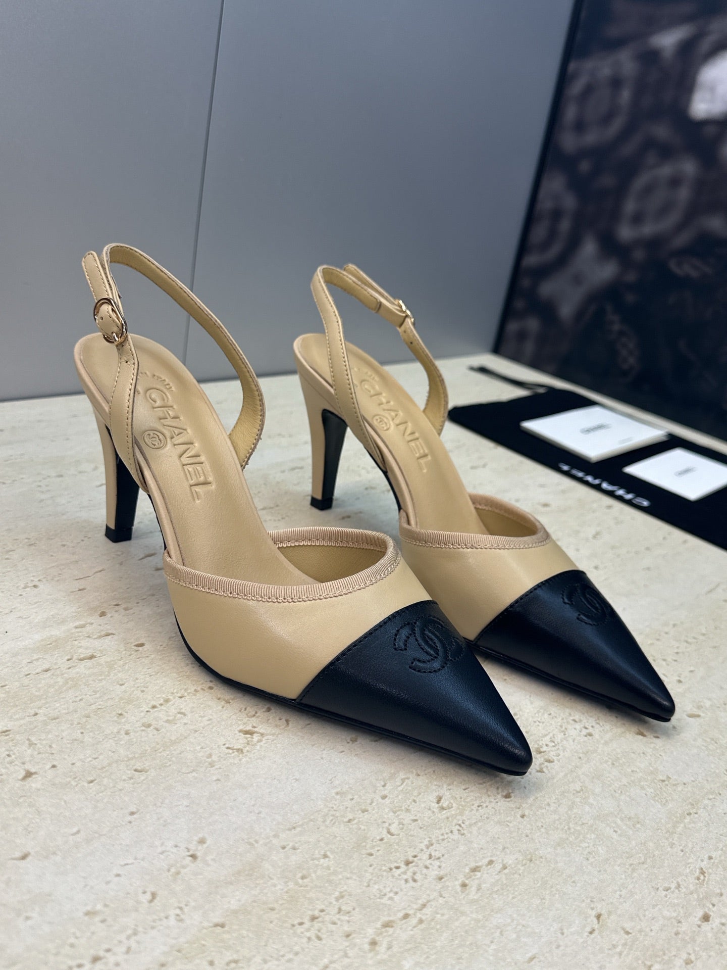 CC 2026 High-Heeled Slingback 80 Sheepskin 700795