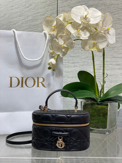 Dior 2026 Vanity Bag 17.5cm Cannage Lambskin 289248