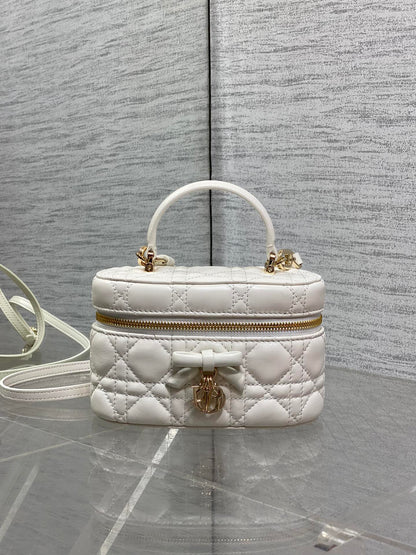 Dior 2026 Vanity Bag 17.5cm Cannage Lambskin 289248
