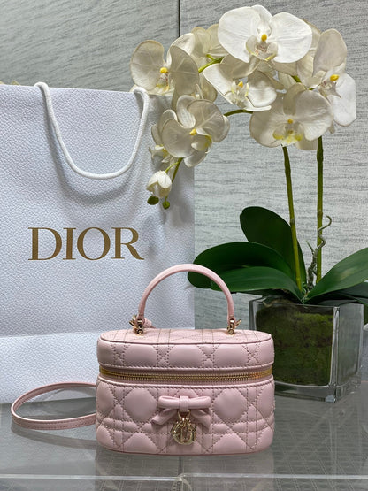 Dior 2026 Vanity Bag 17.5cm Cannage Lambskin 289248
