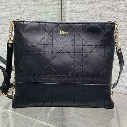 Dior 2026 Trianon Hobo Chain Bag 25cm Lambskin 289175