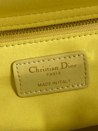 Dior 2026 Bow Lady Dior Yellow Lambskin 286571