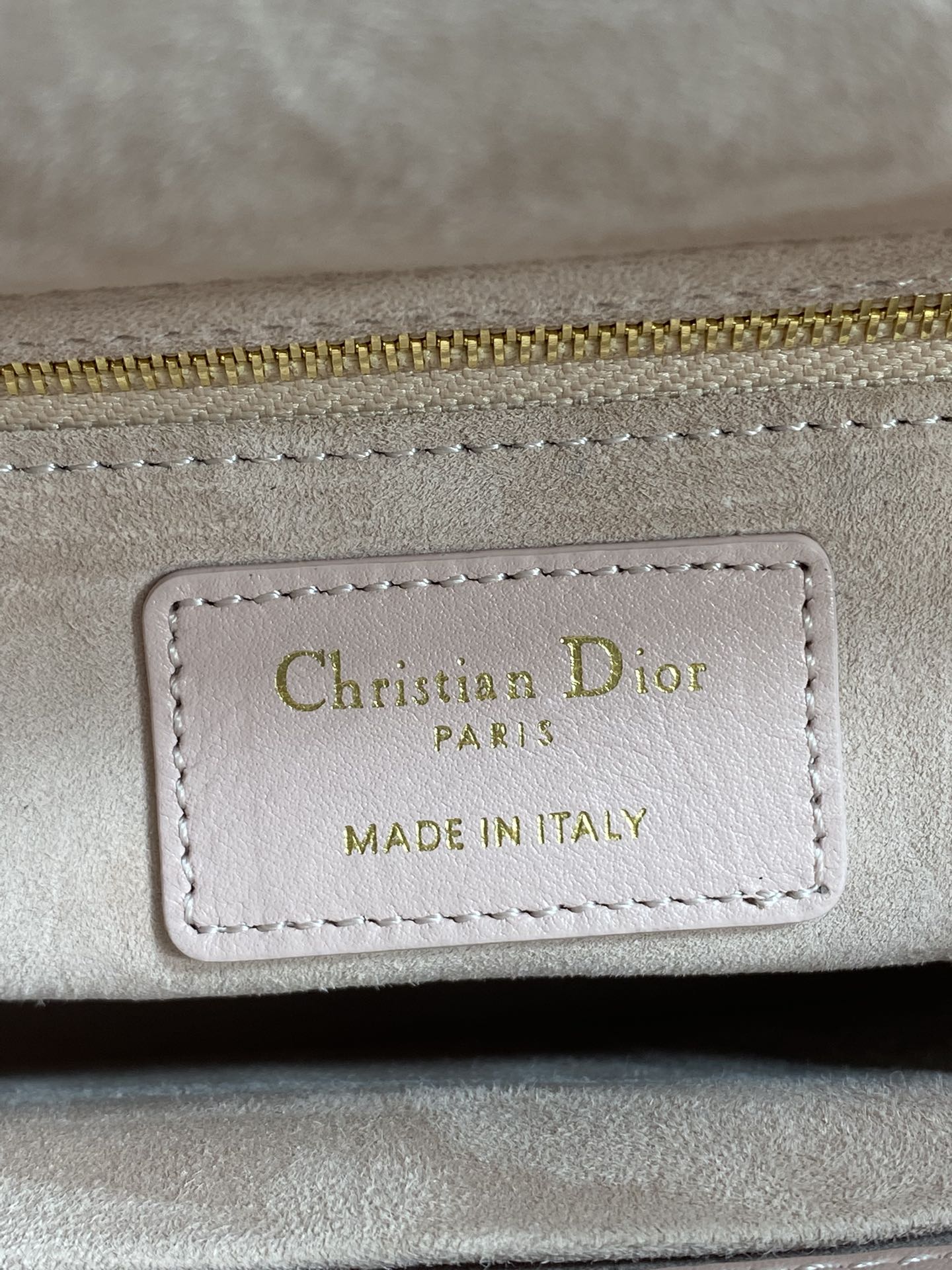 Dior 2026 Bow Lady Dior Pink Cannage Lambskin With Gold Charm 286609