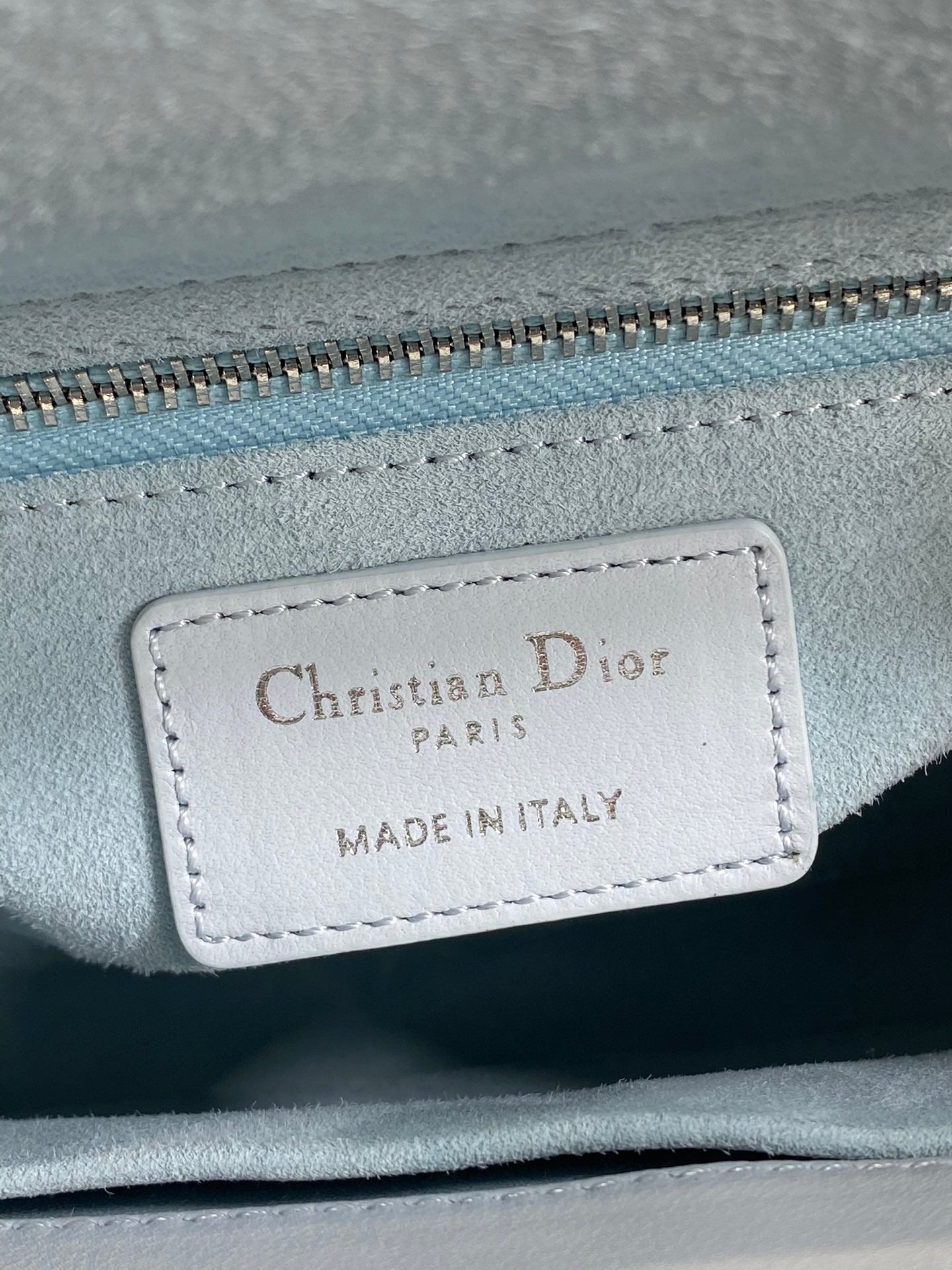 Dior 2026 Bow Lady Dior Glacier Blue Cannage Lambskin 286617