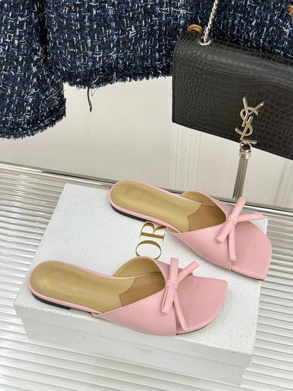 Dior 2026 Bow Heeled Slingback Sandal 607567
