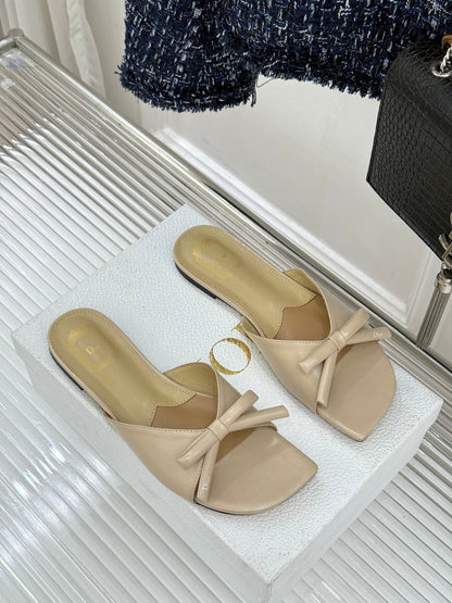 Dior 2026 Bow Heeled Slingback Sandal 607567