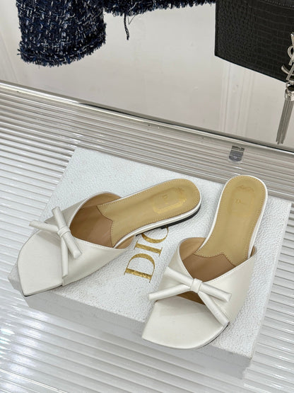 Dior 2026 Bow Heeled Slingback Sandal 607567