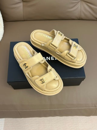 Chanel 2026 Slipper Women's Open Sandals Leather 779323