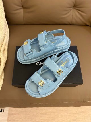 Chanel 2026 Dad Sandals Rubber Leather 779330