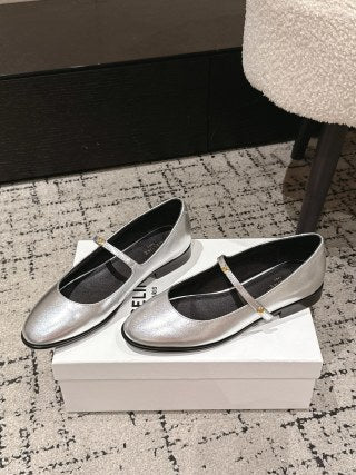 Celine 26 City Mary-Jane Ballet Flats Leather 770900