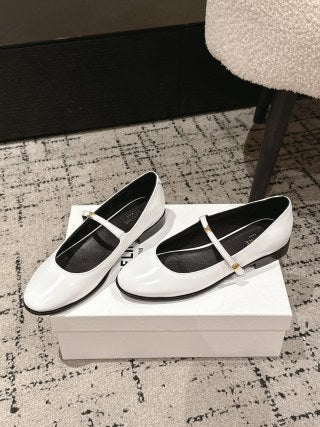 Celine 26 City Mary-Jane Ballet Flats Leather 770900