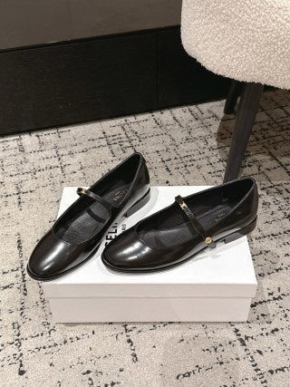 Celine 26 City Mary-Jane Ballet Flats Leather 770900
