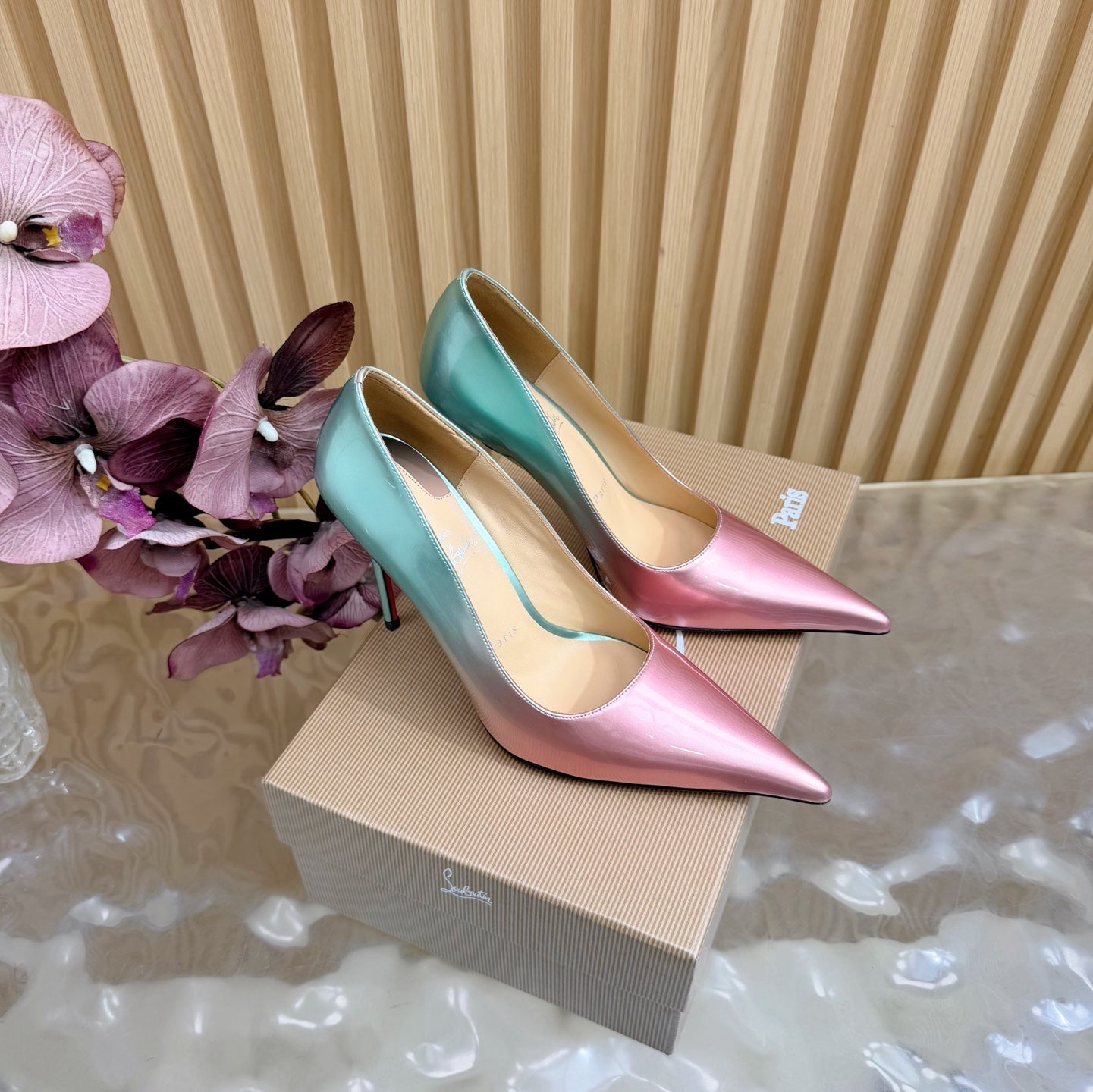 Christian Louboutin 2026 Kate 100mm Pumps Patent Leather 776036