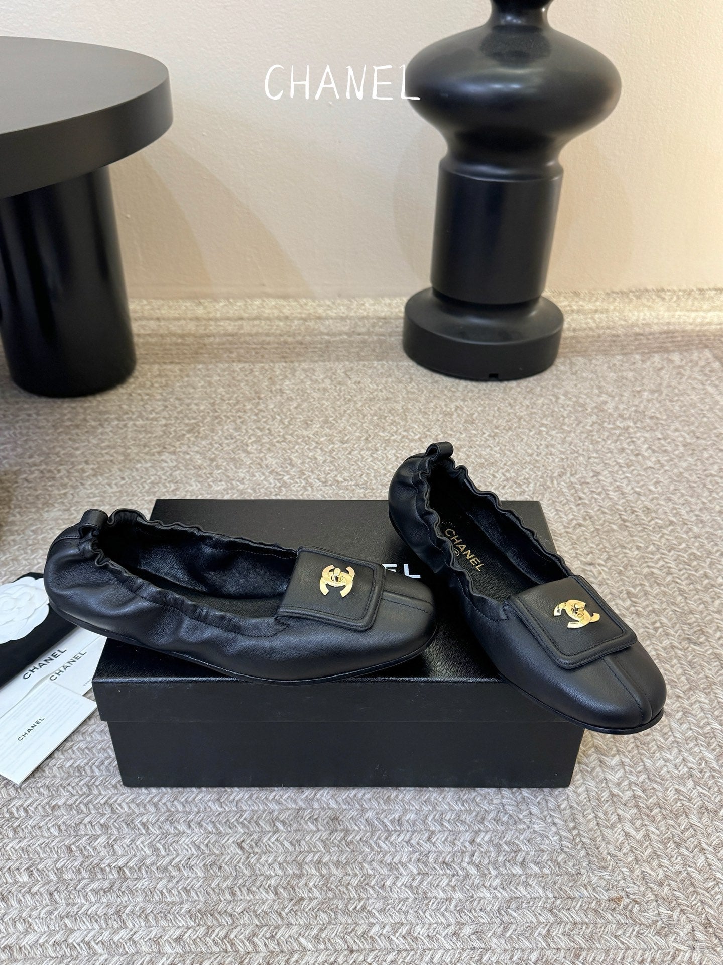 Chanel 2026 Ballet Flats Sheepskin 835635