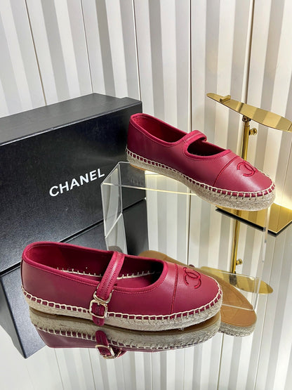Chanel 2026 Mary Jane Espadrilles Sheepskin 767881