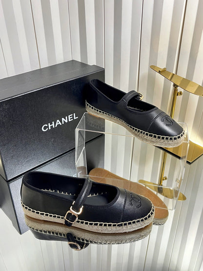 Chanel 2026 Mary Jane Espadrilles Sheepskin 767881