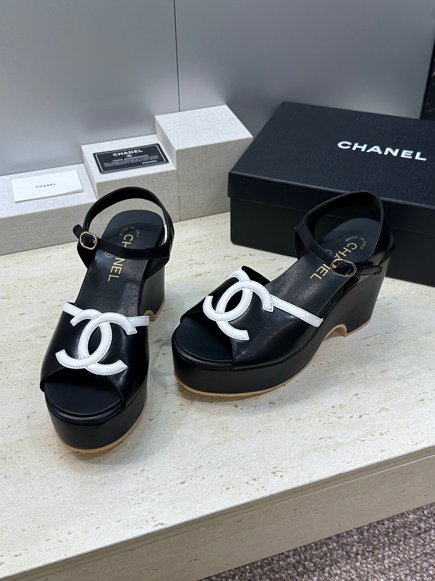 Chanel 2026 Sandal 95mm Calfskin 787184