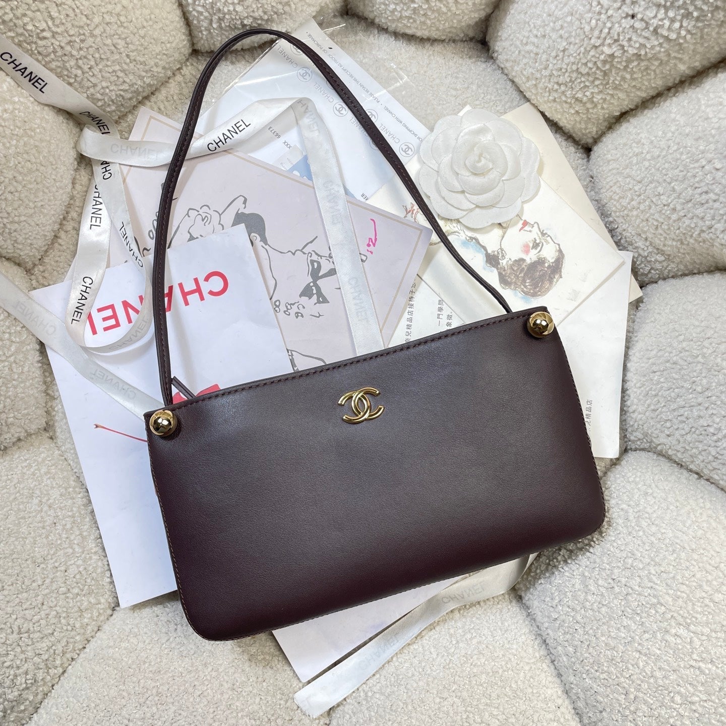 Chanel 2026 Shoulder Bag 25cm Calfskin 364793