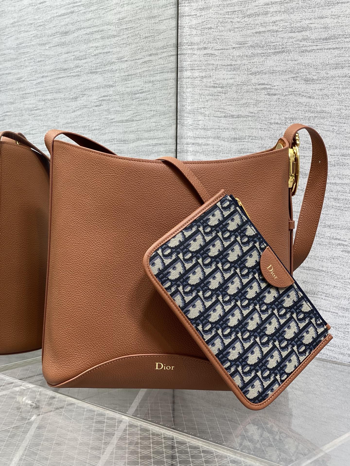 Dior 2026 Medaillon Bucket Bag 26.5cm Grained Cowhide 289070