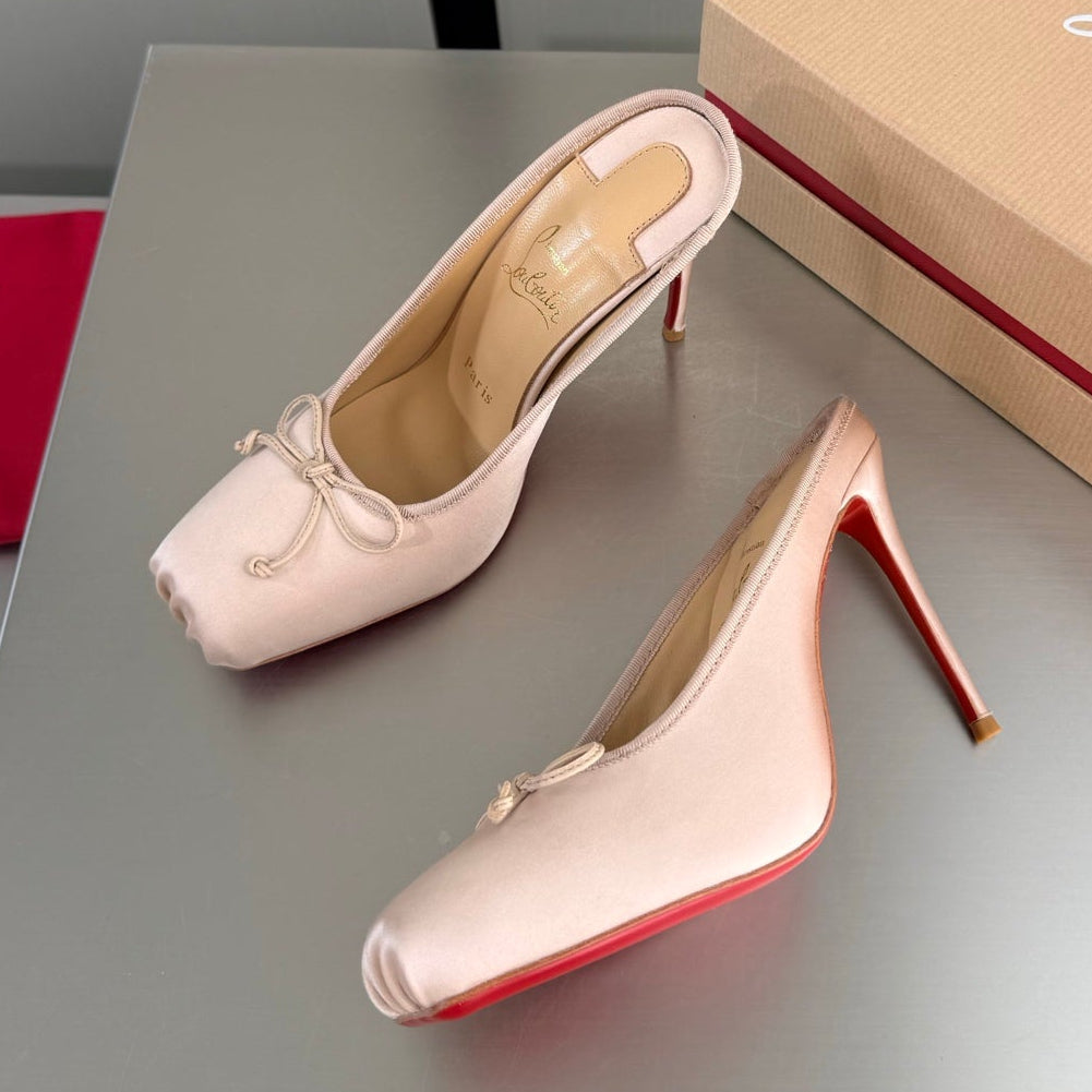 CL 2026 Cassia Mules Silk Leather 868952