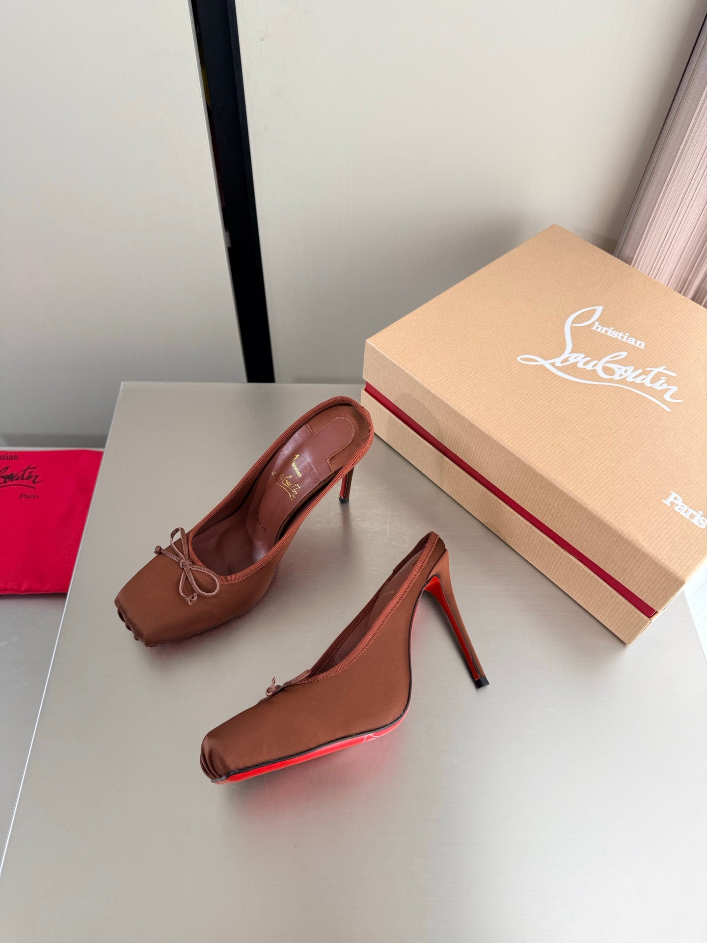CL 2026 Cassia Mules Silk Leather 868952