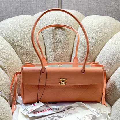 Chanel 2026 Urban Essentials East West Bag 31cm Suede Leather
