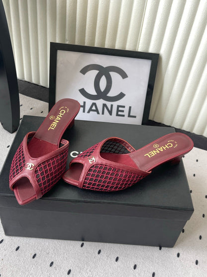 Chanel 2026 Mule Mesh Lambskin