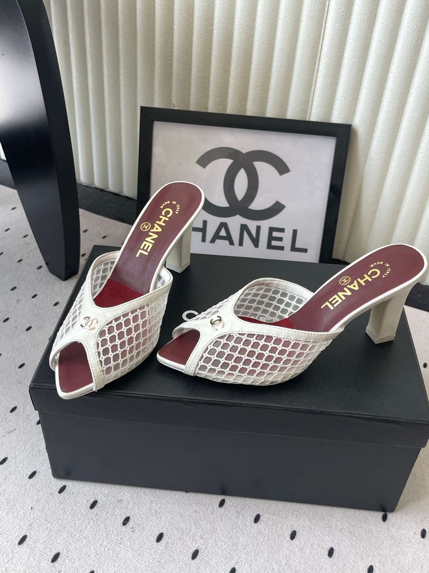 Chanel 2026 Mule Mesh Lambskin
