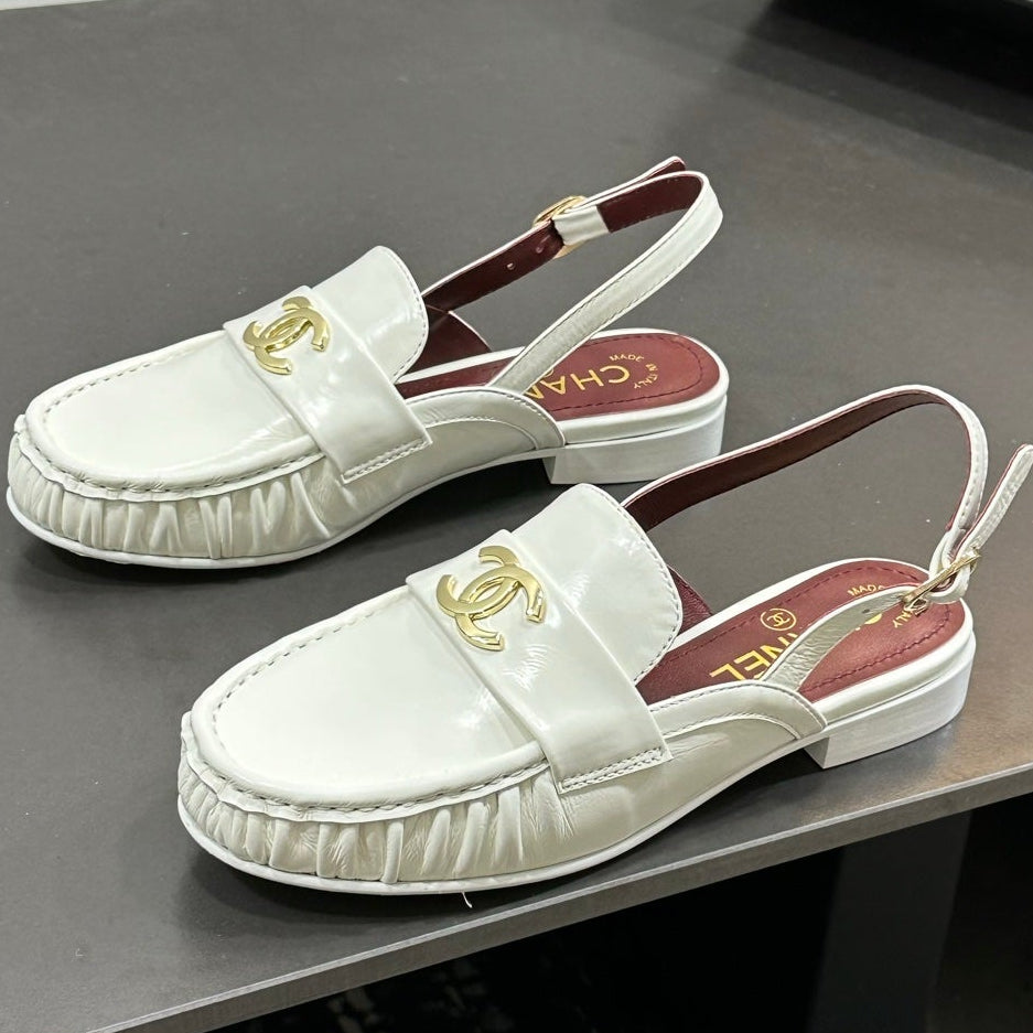 Chanel 2026 Slingback Loafers Leather Sheepskin 832506