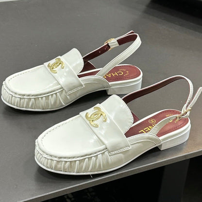 Chanel 2026 Slingback Loafers Leather Sheepskin 832506