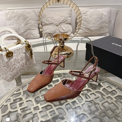 Chanel 2026 Mary Jane Sandals Leather Sheepskin 834483