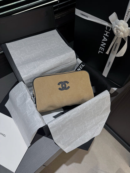 Chanel 2026 Toiletry Bag 22cm Canvas