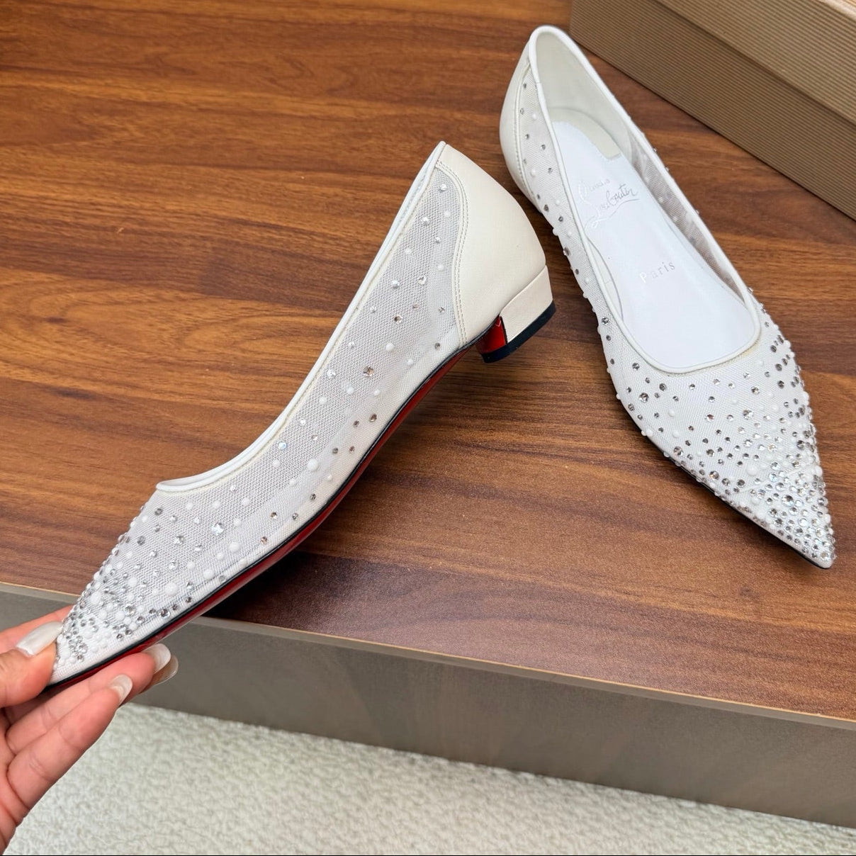 CL Miss Z Degrastrassina Perla Ballerinas 870892