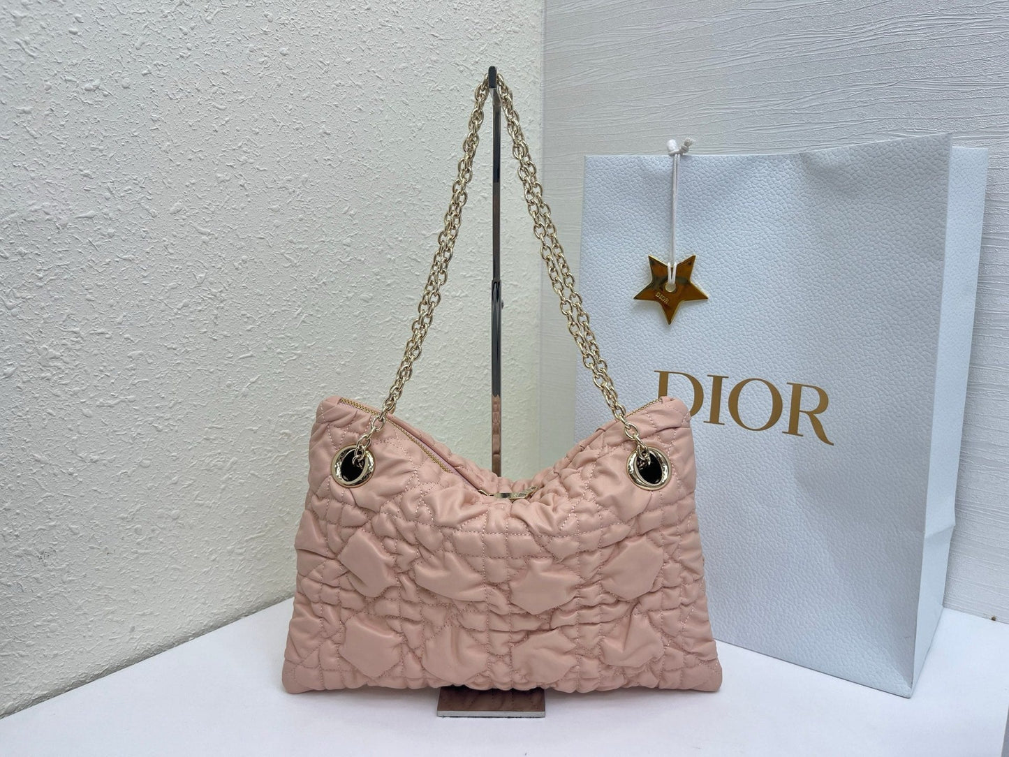 Dior 2026 Milly-La-Foret Bag 33cm Denim and Lambskin 158107