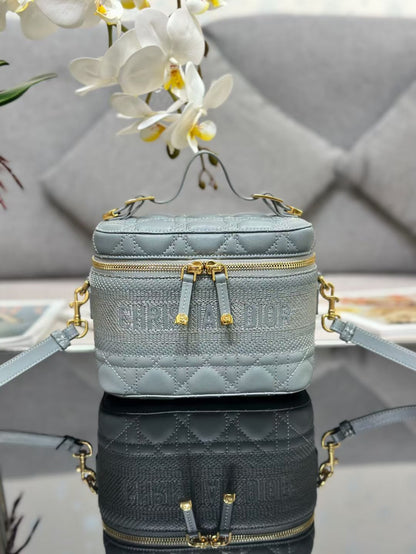Dior 2026 Vanity Case 18.5cm Lambskin 158275