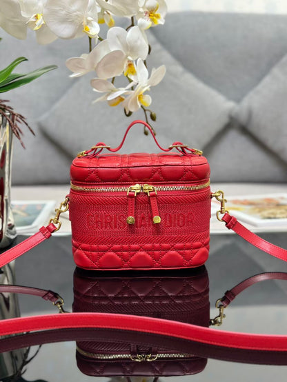 Dior 2026 Vanity Case 18.5cm Lambskin 158275